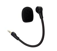 MICMXMO Microphone de rechange compatible avec les casques de jeu Logitech G Pro, G Pro X 7.1, réduction du bruit pour PS4, PS5, Switch, Mac, PC, prise plaquée or de 3,5 mm