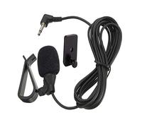 MICMXMO Microphone externe 3,5 mm pour Sony Boss JVC Kenwood Jensen Alpine Micro pour radio de voiture BT DVD radio ordinateur portable lecteur stéréo câble 3 m Plug and Play