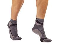 MICO CHAUSSETTES de Course À PIED Professionnelle 100% Fabriquée en Italie, Ultra-Légere, Poids Extrêmement Léger, Fabriquée en Polyamide, pour Homme et Femme (41-43, Grise/Noire)