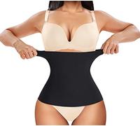 MICOHPKLE Ceinture gainante post-partum pour femme - Bande abdominale enveloppante - Récupération après césarienne - Contrôle du ventre - Ceinture amincissante - Sculpteur de silhouette (X-Large, Noir