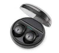 Micool Mini écouteurs de sommeil sans fil - IPX5 étanches et légers Bluetooth 5.3 pour les dormeurs sensibles, design indolore et invisible, longue durée de vie de la batterie (noir)