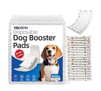 MICOOYO Doublures de couches jetables pour chiens mâles et femelles, super absorbantes, s'adaptent à la plupart des couches pour chiens (sans protection étanche) (M-100)