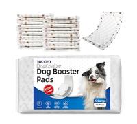 MICOOYO Doublures de couches jetables pour chiens mâles et femelles, super absorbantes, s'adaptent à la plupart des couches pour chiens (sans protection étanche) (XL-50)