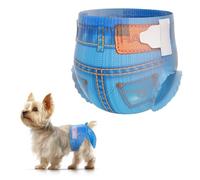 MICOOYO Lot de 20 couches jetables pour chien et chat - Anti-fuites - Super absorbantes - Pour femme en cas de chaleur et d'incontinence - Taille XS