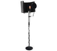 Micophone a Condensateur Studio Enregistrement Kit Support Mic Ecran Cable Noir