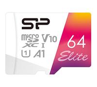 Elite - Carte mémoire flash (adaptateur microSDXC vers SD inclus(e)) - 64 Go - A1 / Video Class V10 / UHS-I U1 / Class10 - microSDXC UHS-I