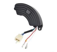 Micpointik AVR Régulateur de tension 5-6KW pour générateurs monophasés, automatique pour stabilisateur avec protection contre les surcharges, contrôle précis ≤±1%, boîtier en plastique robuste, noir