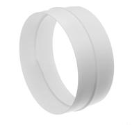 Micpointik Clapet d'air pour conduit d'évacuation 100 mm avec clapet anti-retour en plastique contre les courants d'air et le bruit pour salle de bain, cuisine, sèche-linge blanc (avec valve)