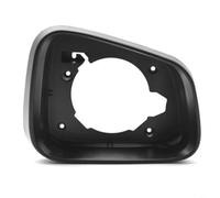 Micpointik Coque de rétroviseur extérieur en plastique Remplacement direct Robuste Résistant aux intempéries pour Opel pour MOKKA X 2013-2018 Gauche Droite Noir 1 pièce Cadre de rétroviseur latéral