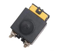 Micpointik Interrupteur de rechange pour meuleuse d'angle Metabo WEV850-115/125, numéro de pièce 343411980, boîtier en plastique, noir, 1 pièce
