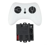 Micpointik JR1630RX Récepteur de véhicule pour enfant 12 V avec télécommande 2,4 G Matériau ABS Boîte de commande 7 broches pour voiture électrique Jouet 12 V (kit complet)