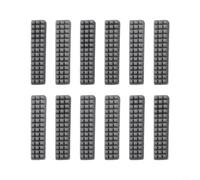 Micpointik Lot de 12 brosses à buse en silicone pour Bambu Lab A1 pour imprimante 3D, résistantes à la chaleur et à l'usure pour un nettoyage doux de la buse, accessoires gris pour une qualité