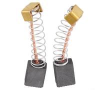 Micpointik Lot de 2 balais de charbon pour Parkside PHKS1450 T38 E109, 18,5 x 13,8 x 6,2 mm, en charbon pur avec câble et ressort pour scie circulaire et marteau perforateur pièce de rechange