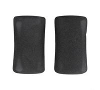 Micpointik Lot de 2 coussinets de pied en mousse de rechange pour banc de fitness et machine d'étirement des jambes, rouleau haute densité pour diamètre de tube de 22 à 25 mm, noir (2 pièces de 135 mm