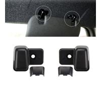 Micpointik Lot de 2 crochets de pare-soleil pour BMW Mini R55 R56 R60 2007-2014, support de rétroviseur de rechange gauche et droite, ABS robuste noir