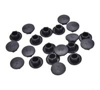 Micpointik Lot de 20 capuchons de vis à six pans creux M5 x 14 en plastique, protection contre la poussière pour têtes de vis, montage facile pour mécanique et réparation automobile, noir (12)