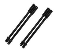 Micpointik Lot de 4 tuyaux de câble de frein en V - Câble flexible - Tube intérieur d'huile pour vélo de montagne - Vélo de route - Vélo pliable - Robuste et durable - Noir et argenté - 20 cm