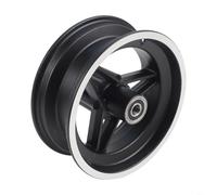 Micpointik Moyeu de trottinette électrique de 11 pouces, jante en acier 90/65-6,5 pour entraînement avant ou arrière, roue en métal haute résistance, compatible avec moteur sans balais 60 V, noir
