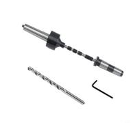 Micpointik MT2 Kit de mandrin rotatif avec foret de 7 mm, protège-mandrin en acier inoxydable pour un tournage précis du stylo, compatible avec les manchons PM-002, 5 accessoires pour les artisans du