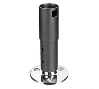 Micpointik Pied de disque en acier inoxydable pour Starlink Dish V2 Gen 2, adaptateur inoxydable avec nervures anti-rotation pour marine et voiture, support réglable gris