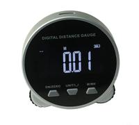 Micpointik Règle électronique numérique avec écran LCD, rechargeable de type C, mesure droite/courbe/diamètre, 10 mémoires de données, facilement portable pour la construction, l'artisanat