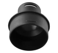 Micpointik Sortie d'air plate 42 mm à 75 mm pour Eberspächer pour chauffage sur pied WEBASTO, connecteur de tuyau en plastique, raccord de ventilation, noir