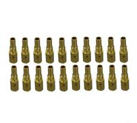 Micpointik Support de tube de contact pour brûleur de soudure BINZEL MB25 25AK MIG MAG, refroidi à l'air en laiton, résistant à la chaleur pour applications industrielles, lot de 20 pièces de rechange