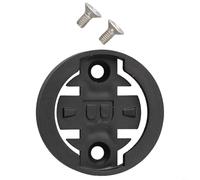 Micpointik Support d'ordinateur de vélo en plastique ABS pour Garmin pour wahoo pour bryton pour cateye Kit de montage robuste avec vis Noir Utilisation universelle en Cyclisme Chronomètre Mount