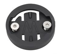Micpointik Support d'ordinateur de vélo en plastique ABS pour Garmin pour wahoo pour bryton pour cateye Kit de montage robuste avec vis Noir Utilisation universelle en Cyclisme Chronomètre Mount