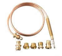 Micpointik Thermocouple de 600 mm de rechange pour chauffe-eau à gaz, design robuste en métal et plastique, mesure précise de la température pour appareils de chauffage, fusible d'allumage durable