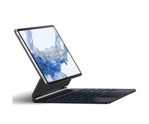 MICREAR Clavier Bluetooth pour Samsung Tab S10+ Plus/S9+/S8+/S7+ 12.4"" AZERTY, Support Magnétique et Trackpad Intégré