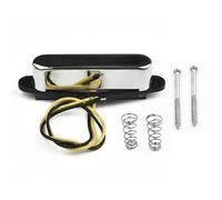 Micro à bobine simple 6 cordes pour manche et chevalet de guitare électrique de style TL, manche 5,5 K, résistance du pont 6K, construction en ABS noir avec matériel d'installation