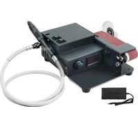 Micro-abaisseur de bande, moteur à courant continu à grande vitesse, réglage de la tension en 7 étapes, applications de ponçage polyvalentes
