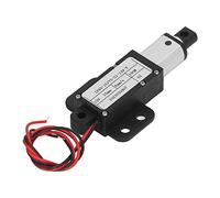 Micro Actionneur électrique Linéaire, Course de 0,59 150 N/33,7 Lbs Vitesse 0,15/sec Mini Actionneur de Mouvement en Métal Petit Servomoteur 12 V CC avec Support de Montage (Avec support)