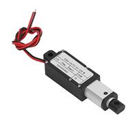 Micro Actionneur électrique Linéaire, Course de 0,59 150 N/33,7 Lbs Vitesse 0,15/sec Mini Actionneur de Mouvement en Métal Petit Servomoteur 12 V CC avec Support de Montage (Pas de support)