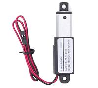 Micro Actionneur Linéaire électrique, Mini Actionneur de Mouvement en Aluminium 12 V avec Interrupteur de Fin de Course, pour Armoires, Ouvre-fenêtre, Domotique (17,5 mm)