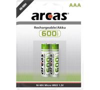 Micro-Akku 1.2V, 600mAh, Type AAA, NiMH, 2er-Blister