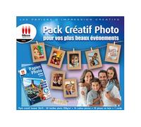 Micro Appli Pack Créatif photo A3 200g 50 feuilles couleur
