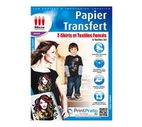 Micro Application Papier transfert T-shirt 5099 G pour textiles de couleur 6 feuilles A4