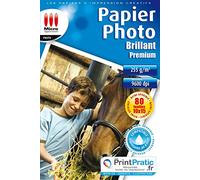 Micro application 5376 Premium Papier Photo Brillant 10 x 15 255 g/m² 80 feuilles
