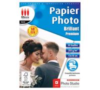 Micro Application - Papier Photo Premium - 13x18 cm - 50 Feuilles - Qualité Labo Pro pour Portraits, Photos de Famille, Cartes de Vœux - Fabriqué en France - Idéal Tirages Haute Définition