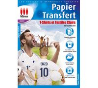 Micro Application – Papier transfert MA-5017 pour textiles clairs – 10 feuilles A4