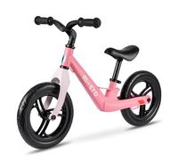 Draisienne Micro Balance Bike Lite Rose Pâle - Cadre magnesium et Roues EVA Multicolore