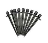 Micro barboteur réglable, 20 pièces, émetteur d'irrigation goutte à goutte, piquet for l'arrosage, se connecte à un tuyau de 4/7mm, goutteur d'eau