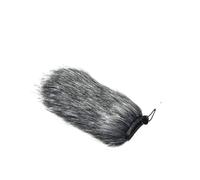 Micro Bonnette Fourrure Accessoire de Microphone pare-brise for micro sur caméra, filtre Pop doux professionnel facile à utiliser for les journalistes d'intérieur et d'extérieur(16CM)