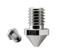 Micro buse en Laiton Suisse résistante à l'usure pour Flashforge Creator Pro 3-0,8 mm