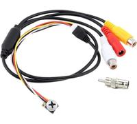 Micro caméra de vidéosurveillance HD 1000TVL 3,6 mm 90 degrés petite caméra filaire portable 12 x 12 mm
