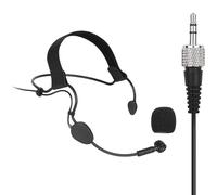 Micro cardioïde de rechange ME3-II pour système de microphone Sennheiser EW-D ME3 SET avec connecteur 3,5 mm, condensateur, noir
