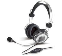 Micro-Casque Arceau GENIUS - Filaire - Stereo - Gris