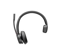 MICRO CASQUE AVEC ET SANS FIL POLY VOYAGER 4310 M UC BLUETOOTH NOIR + CÂBLE USB A VERS USB C + DONGLE BT700